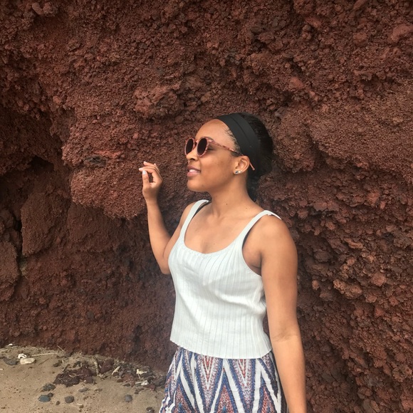 Pattern high waist shorts - Picture 3 of 4